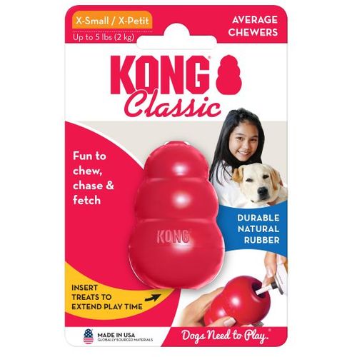 KONG Igračka za psa, Classic, Extra Small, 5,7x3,5x3,5cm slika 6