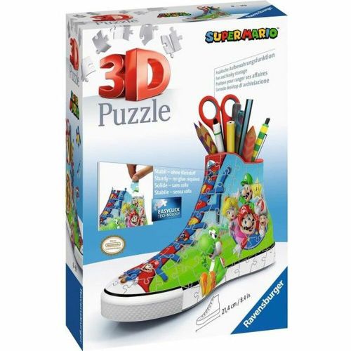 3D Puzzle Ravensburger Sneaker Super Mario 108 Dijelovi slika 1