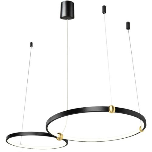 TOOLIGHT Led svjetiljka Black Ring + daljinski upravljač APP763-30-50 slika 7