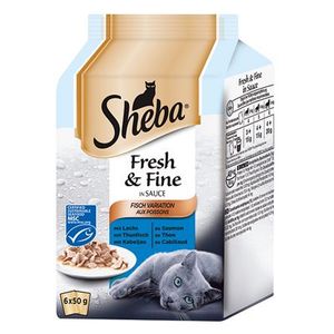 Sheba kesice, izbor ribe 6x50g