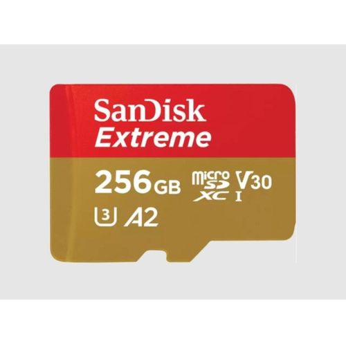 MicroSDXC SanDisk 256GB Extreme, SDSQXAV-256G-GN6MA + adapter slika 1