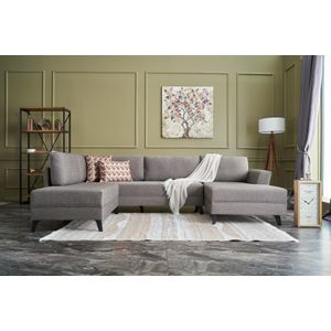 Atelier Del Sofa Kutna garnitura na razvlačenje, Smeđa, Eris - Brown