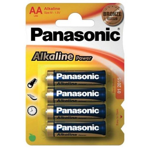 Panasonic alkalna baterija AA LR6E, blister pakiranje, 4 komada slika 1