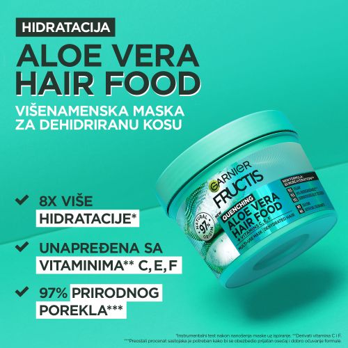 Garnier Fructis Hair Food Aloe maska za kosu 390ml slika 4