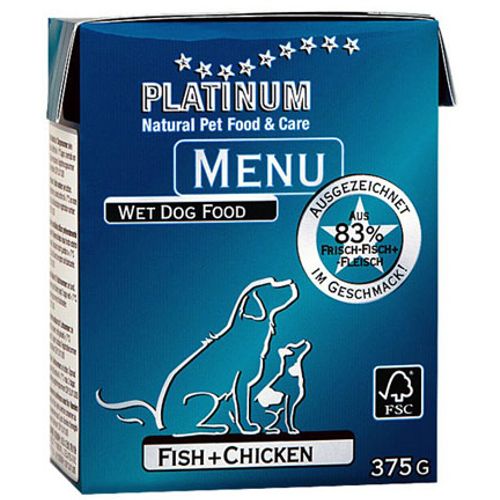 Platinum Menu Piletina i Riba 375 g slika 1