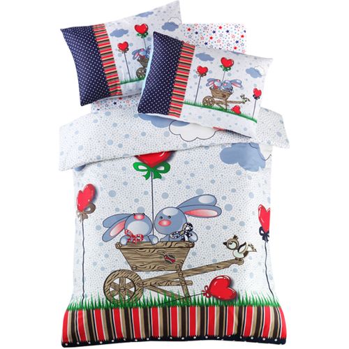 Colourful Cotton Komplet posteljine za bebe od ranforcea Rüya slika 2