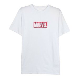 Muška Majica Kratkih Rukava Marvel - Bijela