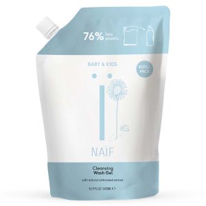 Naïf® Refil gel za čišćenje i kupanje beba i djece, 500ml