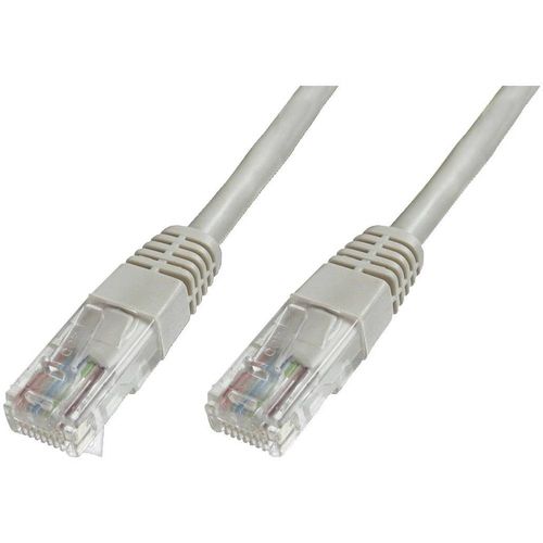 Digitus DK-1614-010 RJ45 mrežni kabeli, patch kabeli cat 6 U/UTP 1.00 m siva sa zaštitom za nosić 1 St. slika 1