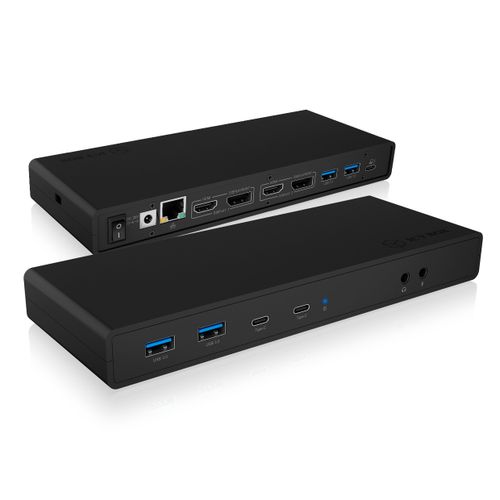 Icybox IB-DK2245AC Docking Stanica s USB-C i Dvostrukim Video Izlazom slika 1