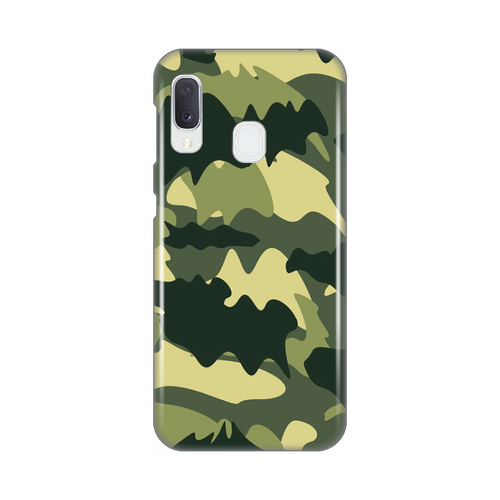 Torbica Silikonska Print Skin za Samsung A202F Galaxy A20e Army slika 1