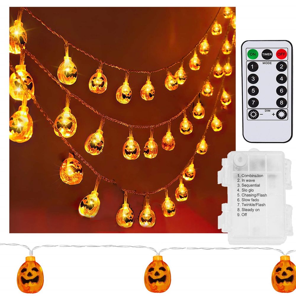 Cl4059 20 led svjetlosnih dekoracija za noć vještica slika 3