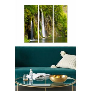 Dekorativna Slika od MDF-a u Više Boja (Set od 3 Komada) - MDF117128809
