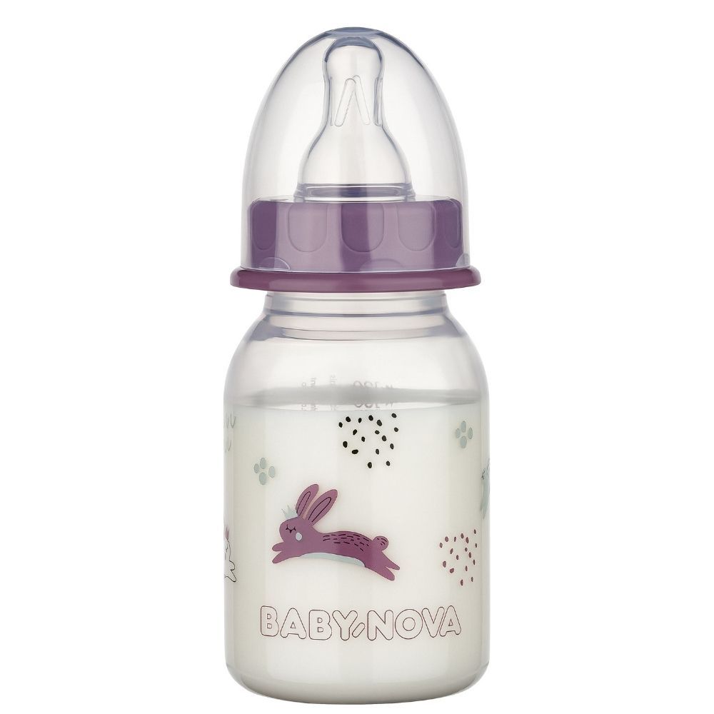 BABY NOVA Flašica za bebu 0m+ 120ml, Ljubičasta slika 1