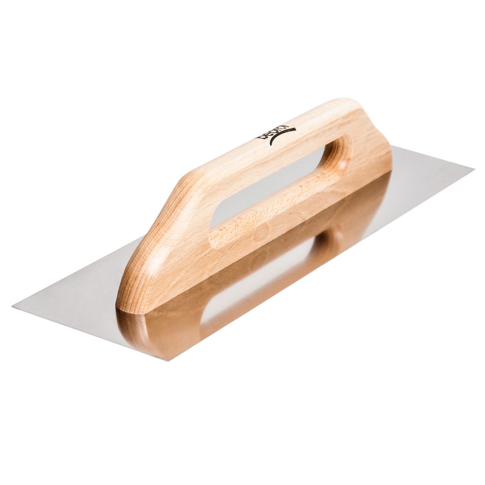 Beorol Gleterica Inox, drvena drška, 480x130mm slika 1