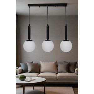 Opviq Luster 024, Bijela, Crna
