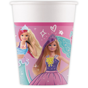 Papirne čaše Barbie 200ml, 8 komada
