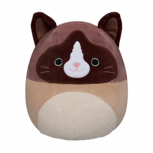 Squishmallows 30cm - woodward - smeđa snowshoe mačka slika 1