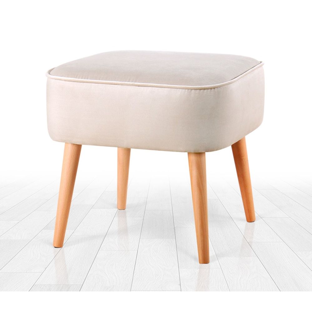 Moouv 7083 - Pouf od kremaste boje slika 1