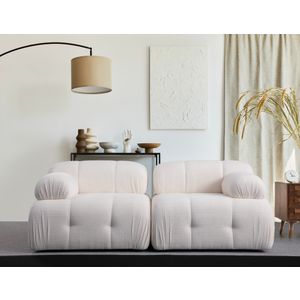 Petite 2 - Bijela 2-sjedalna Sofa
