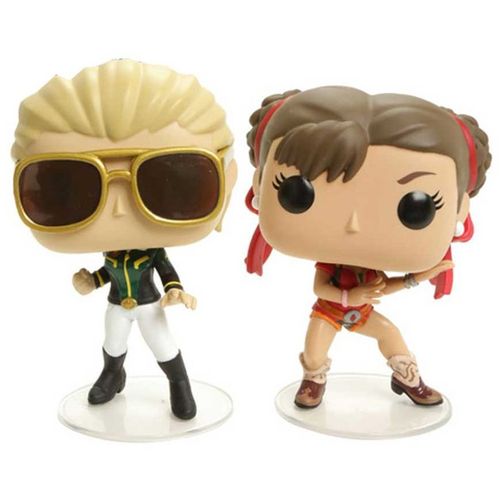 Capcom vs Marvel POP! Vinyl 2-Pack Captain Marvel vs Chun-Li (Player 2) slika 1