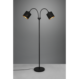 Podna lampa TOMMY/2 BLACK GOLD