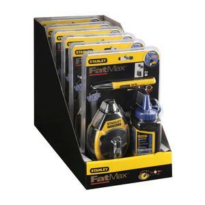 Stanley konopac za mjerenje set Fatmax 30 m + kreda u boji i marker 0-47-681