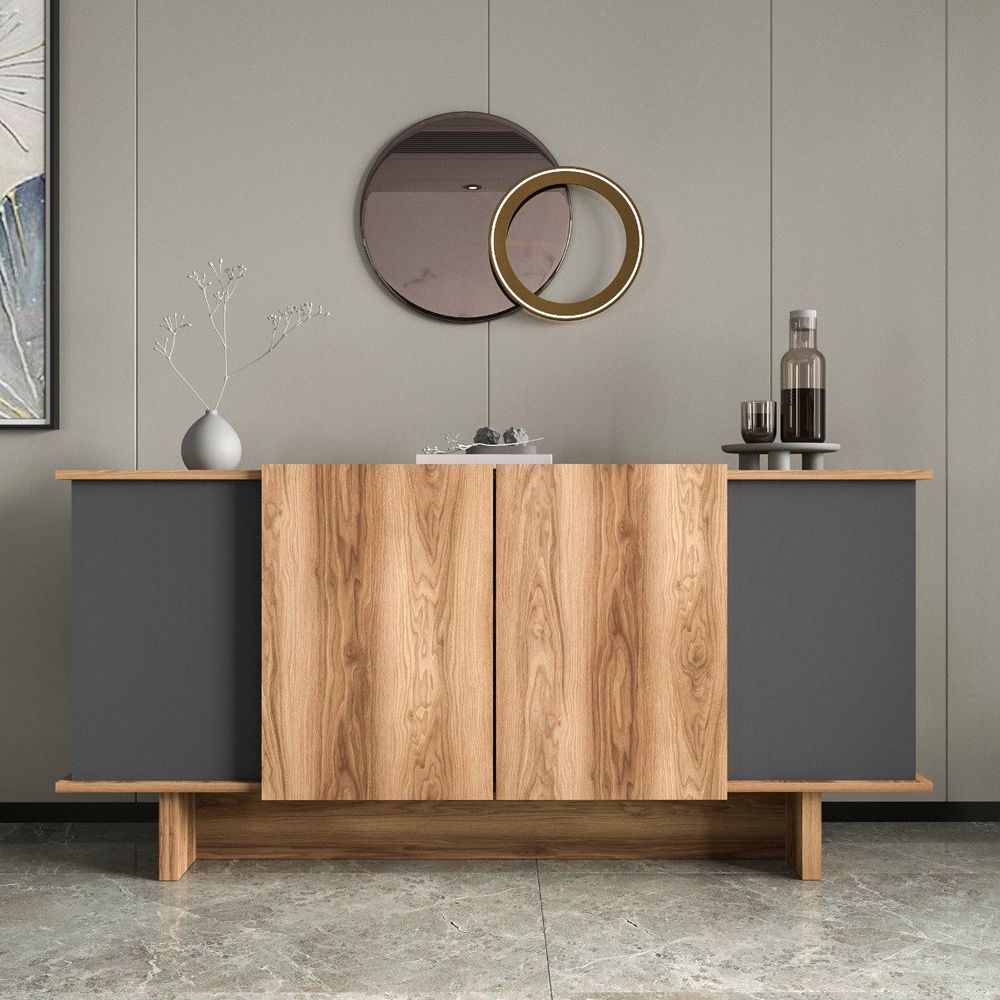 Diana - Anthracite, Walnut Anthracite Konsola slika 1