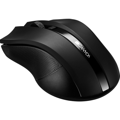 CANYON MW-5 2.4GHz wireless Optical Mouse with 4 buttons, DPI 800/1200/1600, Black, 122*69*40mm, 0.067kg slika 2