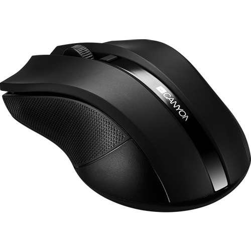 CANYON MW-5 2.4GHz wireless Optical Mouse with 4 buttons, DPI 800/1200/1600, Black, 122*69*40mm, 0.067kg slika 2