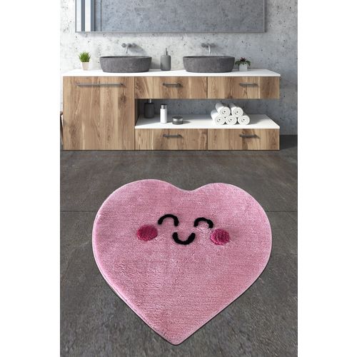 Mitral - Pink (90 cm) Pink Acrylic Bathmat slika 1