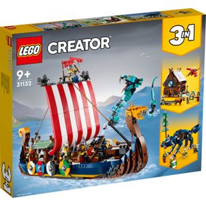 LEGO Vikinški brod i Midgard zmija