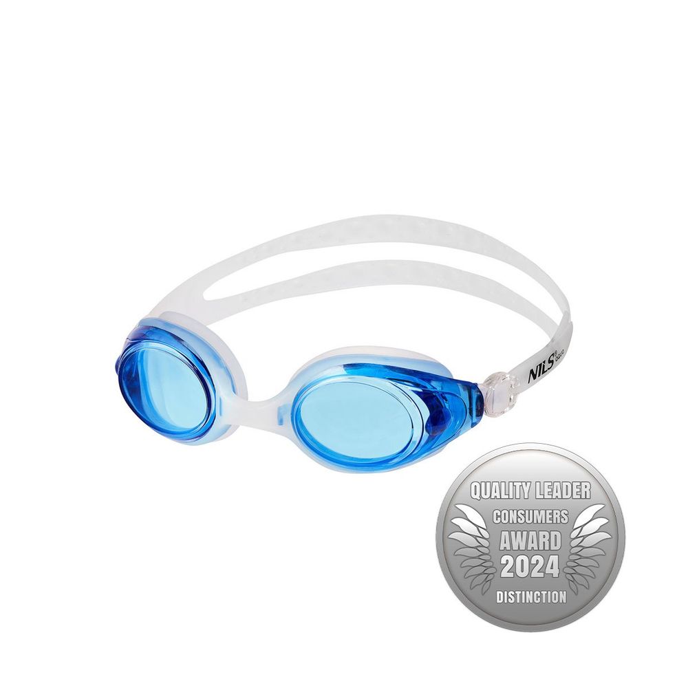 Nqg600af bijelo/plave naočale za plivanje nils aqua slika 6