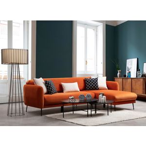Sevilla Kutna Sofa na Razvlačenje Desna (L3+Chl) Narandžasta