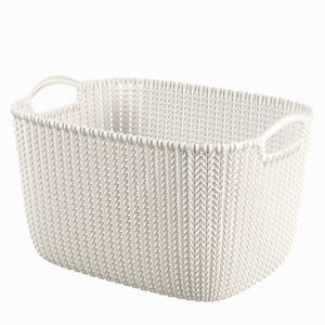 Knit Korpa za odlaganje 19L bijela