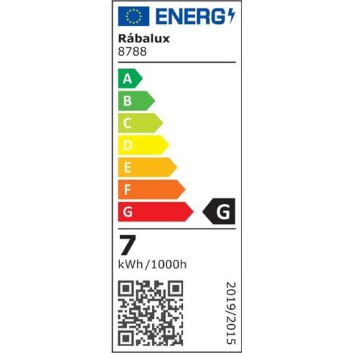 Rabalux Rostock spoljna zidna lampa LED7W st.l.čelik IP44 slika 6