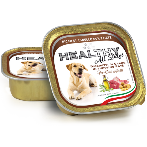 VBBD Healthy All Days pate vlažna hrana za pse - jagnjetina sa krompirom 300g  slika 1