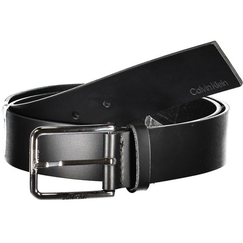 CALVIN KLEIN MEN'S BLACK LEATHER BELT slika 1