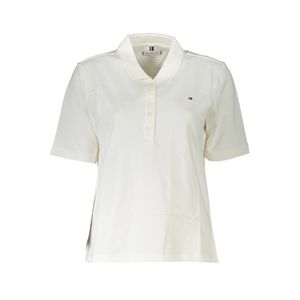 TOMMY HILFIGER POLO SHORT SLEEVE WOMAN WHITE