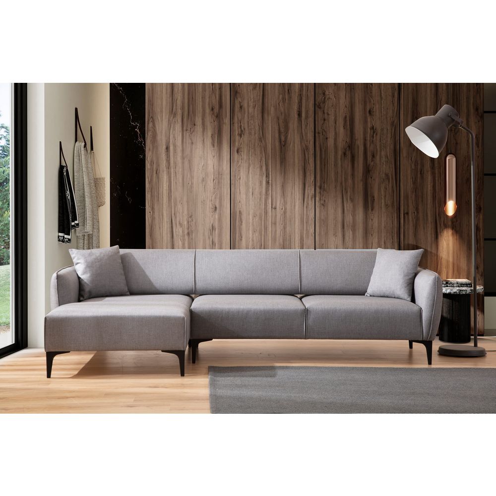 Belissimo Left - Sivi Ugaoni Sofa slika 2