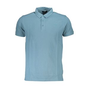 CAVALLI CLASS POLO SHORT SLEEVE MAN LIGHT BLUE