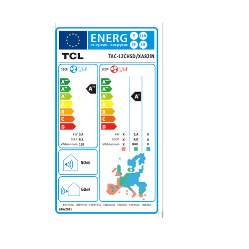 TCL klima uređaj Nordic Inverter 3,4kW - TAC-12CHSD/XA82I slika 4