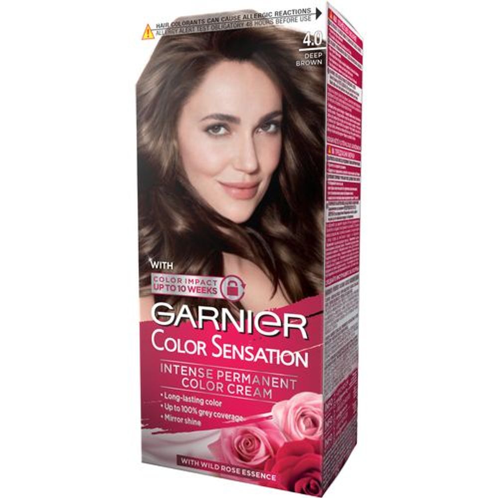 Garnier Color Sensation Farba za kosu 4,0 Deep Brown slika 1