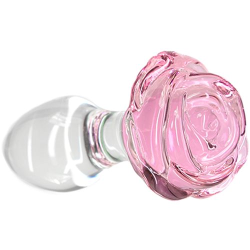 Pillow Talk - Rosy Luxurious Glass Anal Plug with Bonus Bullet slika 5