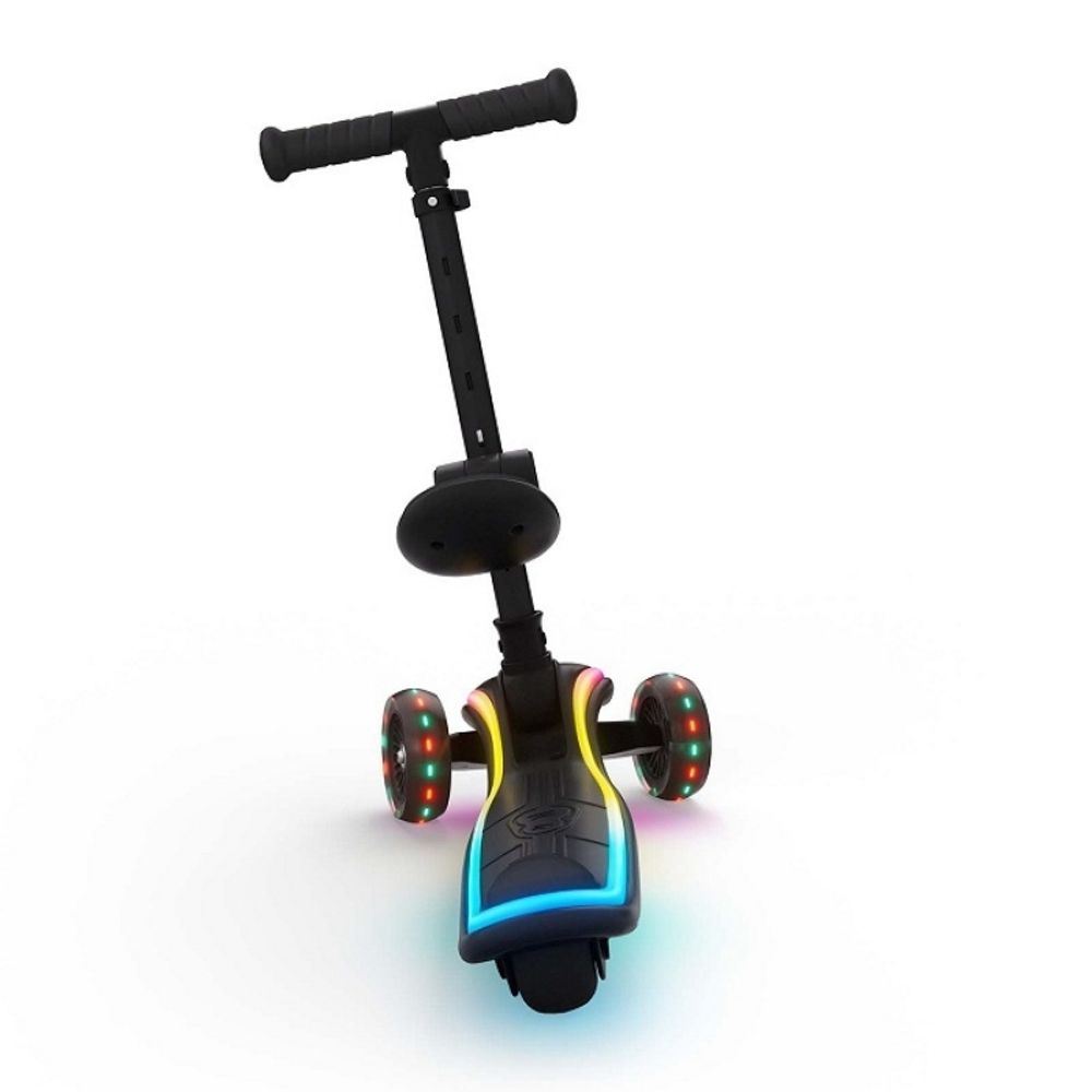 Kinderkraft Romobil sa LED svjetlećim točkovima Raket Up, Black slika 5