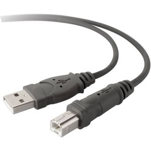 Belkin USB kabel USB 2.0 USB-A utikač, USB-B utikač 3.00 m siva  F3U133b10