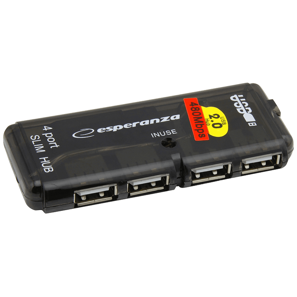 Esperanza USB2.0 razdjeljnik,  HUB, 4 porta - EA112 slika 1