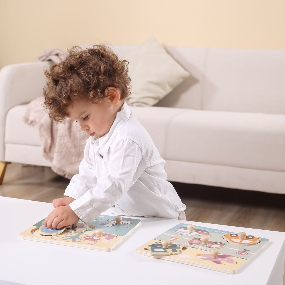 Viga 44068 polarb puzzle s ručkama - životinje slika 2