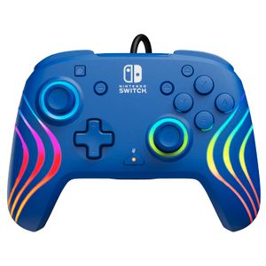 PDP SWITCH AFTERGLOW WAVE WIRED CONTROLLER - BLUE