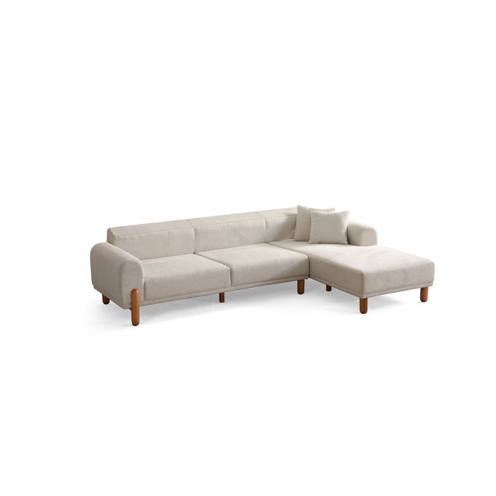 Lyke Right - Krem Kutić Sofa na Razvlačenje slika 11